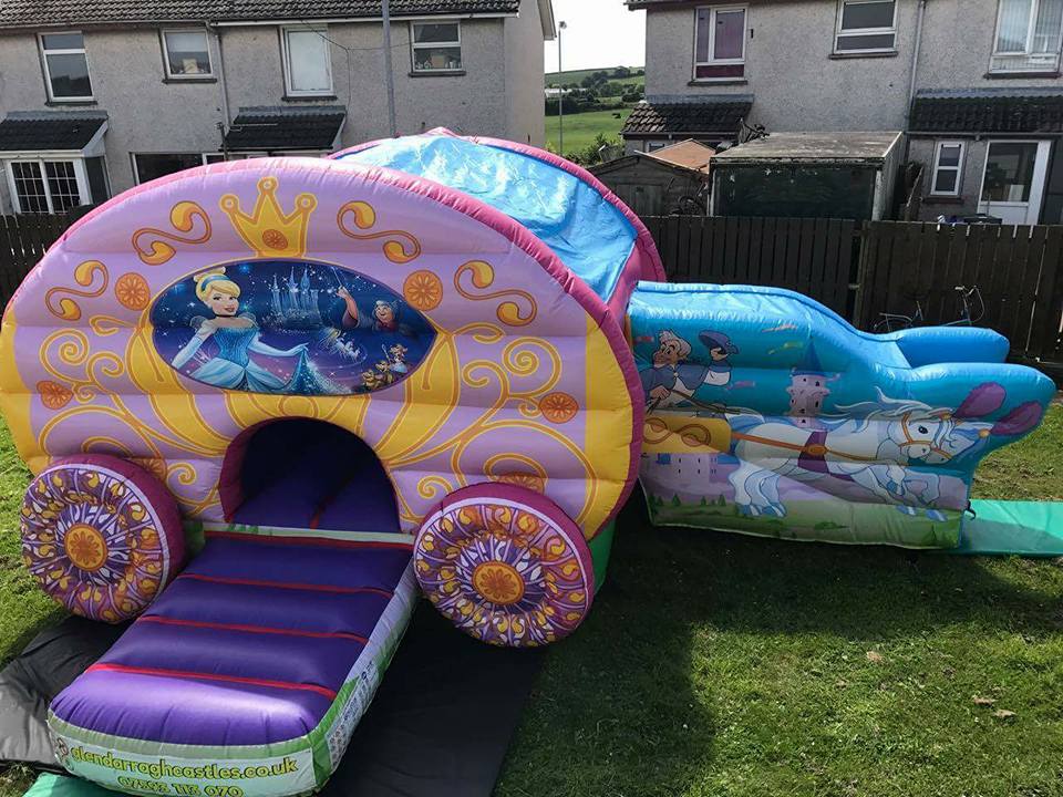 Princess Carriage Bouncy Castle hire Newtownards Princess Carriage Bouncy Castle hire Newtownards