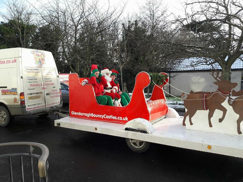 Santa Sleigh visits Belfast Santa Sleigh visits Belfast